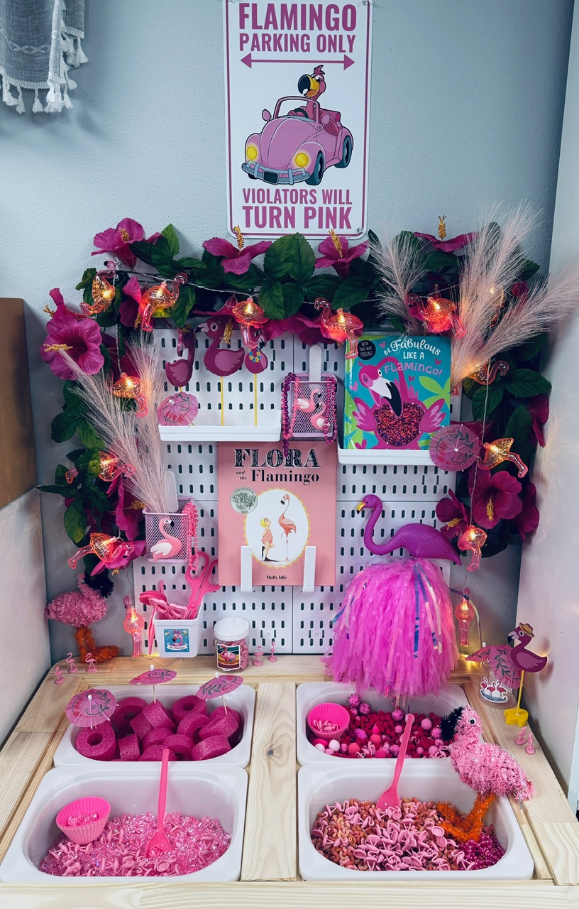 Fabulous Flamingo Sensory Fun!